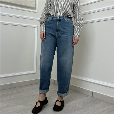 Jeans Carrot Mod. Laila Art. Dab5159, Taglia: S, Colore: DENIM