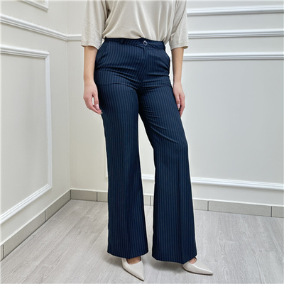 Pantalone Ampio Gessato Art. P11018