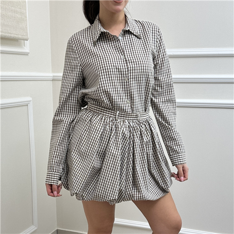 Camicia Con Puntale Stile Western Sul Collo Art. Tab1100, Taglia: S, Colore: BURRO/MORO