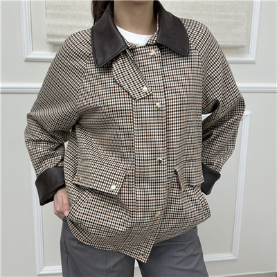 Giubbino Con Particolari In Ecopelle Art. Tab1009