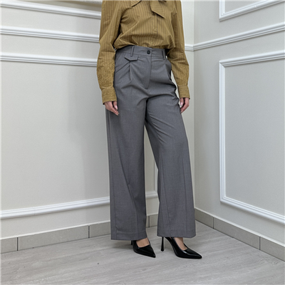 Pantalone Palazzo Con Pinces Art. Tab1003