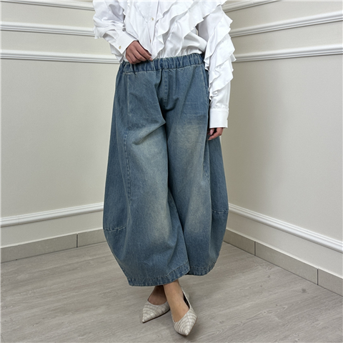 Jeans Balloon Crop Art. Hy396