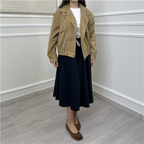 Bomber Ecorenna Art. S26j235, Taglia: S, Colore: CAMEL