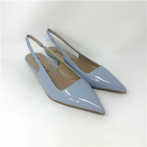 Slingback In Vernice Art. P301, Taglia: 37, Colore: CIELO