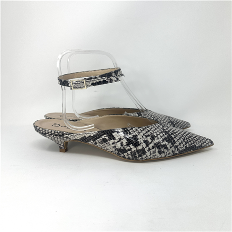 Sabot Pitonato Art. P3027p, Taglia: 37, Colore: GHIACCIO