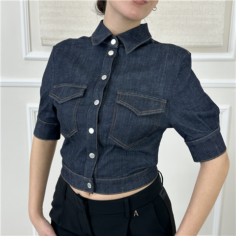 Camicia Corta Denim Art. 261ap2365