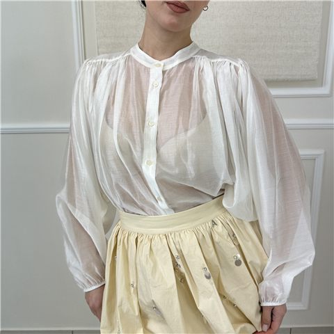 Camicia Con Arricci Art. 261tf2040 Camicia Con Arricci Art. 261tf2040