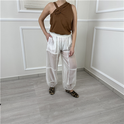 Jogging In Voile Con Inserti In Pizzo Art. 261tf2041