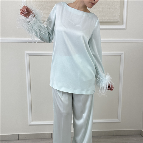 Tunica Con Piume Art. 261tp2424 Tunica Con Piume Art. 261tp2424