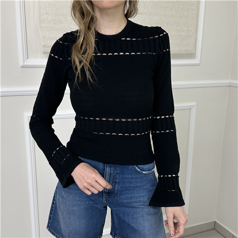 Maglia Girocollo Art. 261ap3081, Taglia: S, Colore: NERO