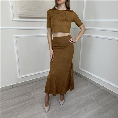 Gonna Lunga In Maglia Elasticizzata Art. 261tp3140