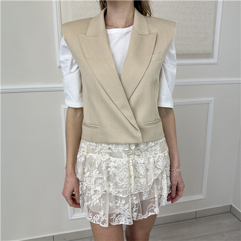 Gilet, Taglia: M, Colore: BEIGE