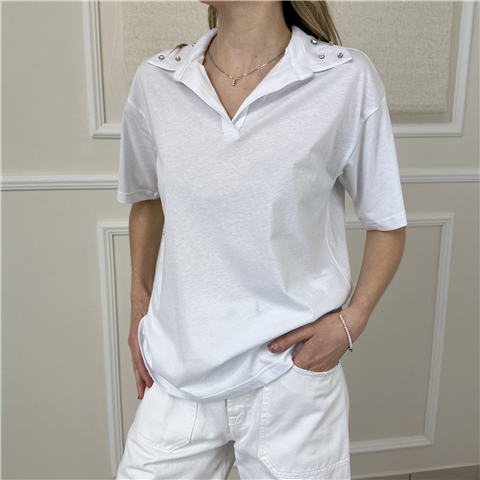 T-shirt, Taglia: U, Colore: BIANCO