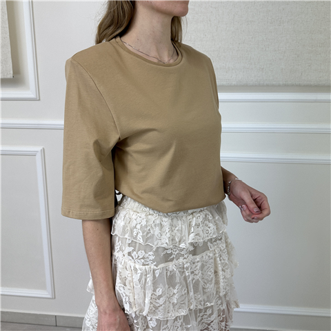 T-shirt Con Laccio Art. Uab0192, Taglia: U, Colore: SAFARI