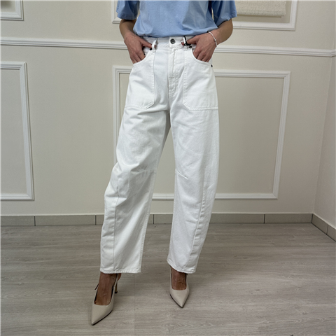 Jeans, Taglia: M, Colore: BIANCO