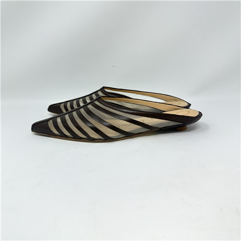 Sabot Con Inserti In Rete Art. H3081, Taglia: 35, Colore: MORO