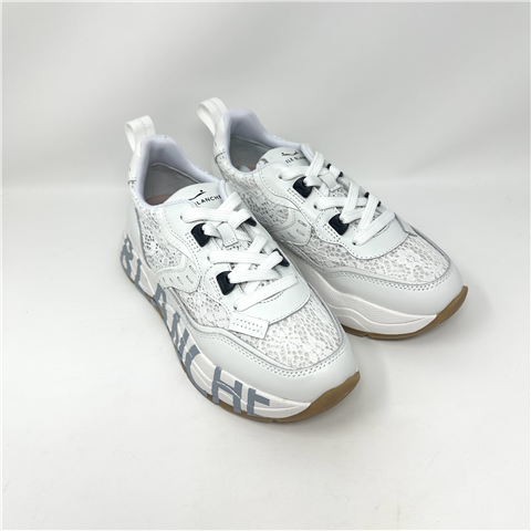 Sneakers In Pelle E Tessuto Art. Club1050n07, Taglia: 37, Colore: BIANCO