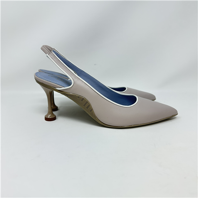 Slingback Con Tacco Stiletto Tondo