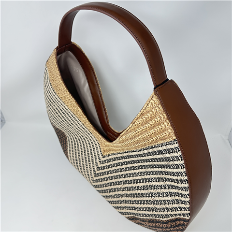 Hobo Effetto Paglia Art. 261td8501, Taglia: U, Colore: MULTICOLOR