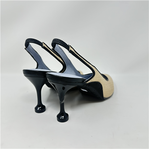 Slingback In Rafia E Nappa Art. Cosmo0122e68