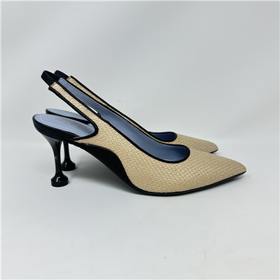 Slingback In Rafia E Nappa Art. Cosmo0122e68