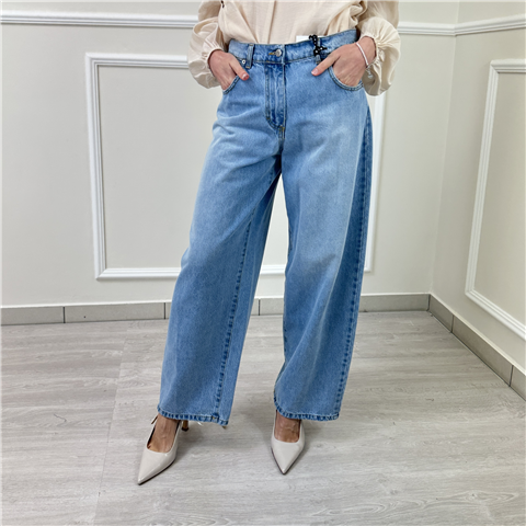 Jeans Mod. Bella Haveone Art. Plsq051, Taglia: L, Colore: DENIM CHIARO