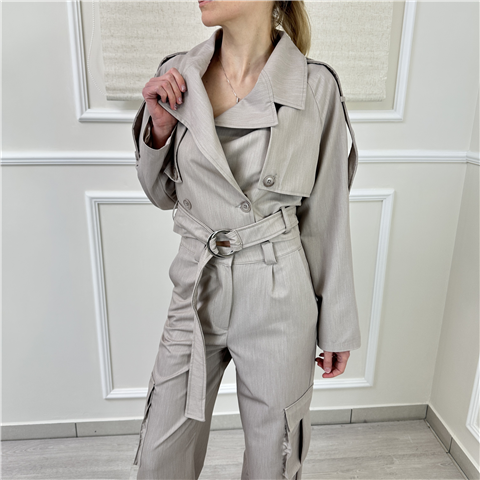 Chiodo Doppiopetto Haveone Art. Kmiq004, Taglia: M, Colore: SAND