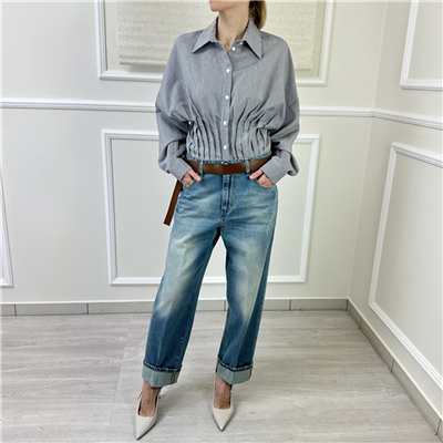 Jeans Mandy Con Cintura Haveone Art. Plsq034