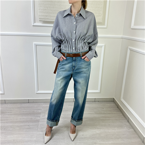 Jeans Mandy Con Cintura Haveone Art. Plsq034