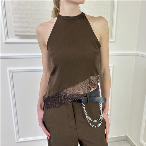 Top All''americana Con Pizzo Art. Rvsq042