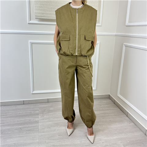 Pantalone A Palloncino Art. Pvsq306 Pantalone A Palloncino Art. Pvsq306, Taglia: XS, Colore: BRUCIATO