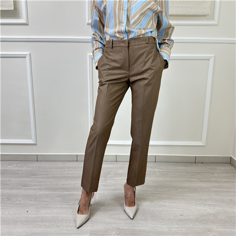 Pantalone Sigaretta Haveone Art. Pcbq062, Taglia: L, Colore: TORTORA