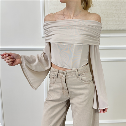 Maglia Bustino In Tulle Art. Mnoq107