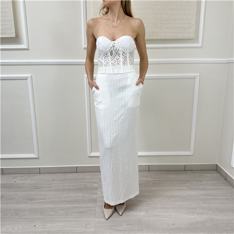 Boustier Con Coppe Art. Bou854, Taglia: L, Colore: BIANCO