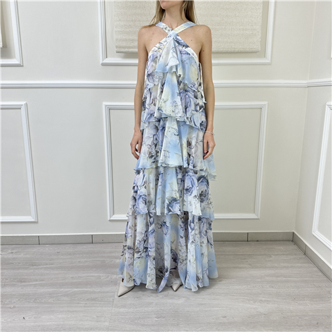 Abito A Balze Floreale Art. Sd9070peony