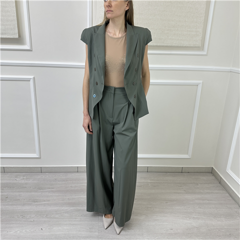 Blazer Doppiopetto Silence Limited Art. Gi5363, Taglia: L, Colore: MILITARE