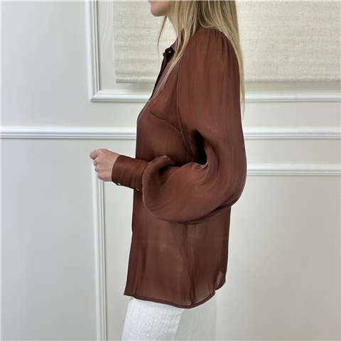 Camicia Art. Ca7046, Taglia: L, Colore: BROWN