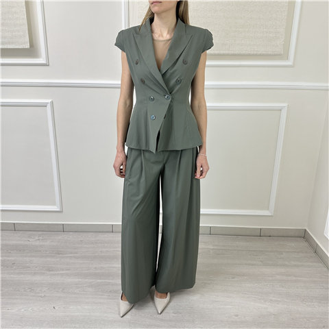 Pantalone Con Pinces Silence Limited Art. Pa2253