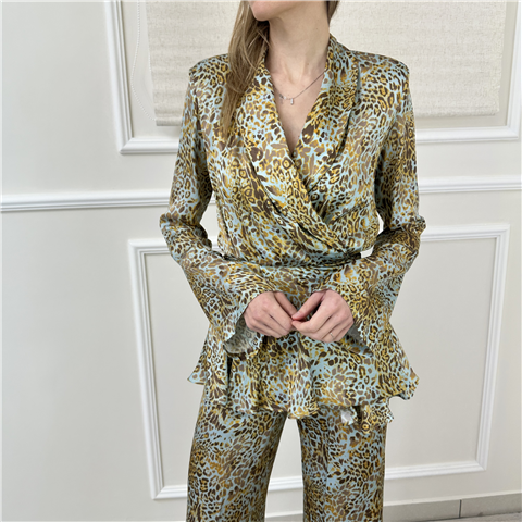 Jaguar Kimono Art. Gi5326jag, Taglia: L, Colore: SKY