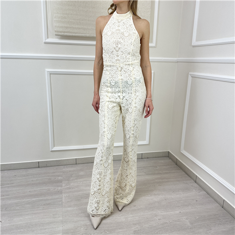 Tuta All'americana In Pizzo Con Cintura Twinset Art. 261tt2310