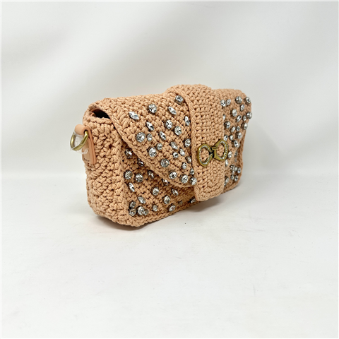 Tracolla In Maglia E Strass Art. 261tb7490