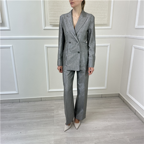 Giacca Doppiopetto Art. M1ab0036, Taglia: 42, Colore: SILVER