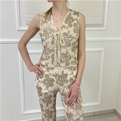 Gilet Con Paillettes Twinset Art. 261at2140 Gilet Con Paillettes Twinset Art. 261at2140
