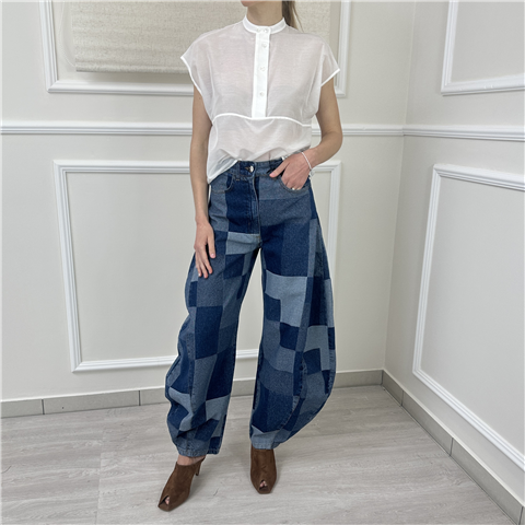 Pantalone Denim Patch Silence Limited Art. Pa2246