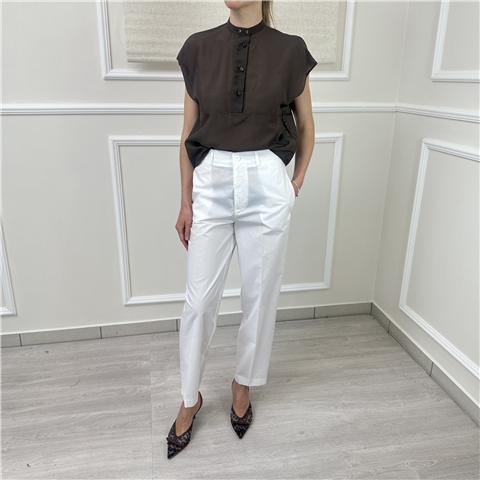 Pantalone Solotre Art. M1ab0055, Taglia: 40, Colore: BIANCO