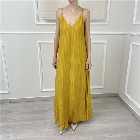 Abito Plissettato Solotre Art. M1ab0039 Abito Plissettato Solotre Art. M1ab0039, Taglia: 40, Colore: OCRA