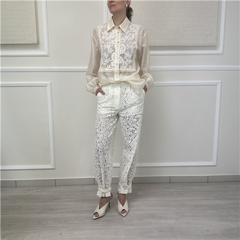 Pantalone In Pizzo Vicolo Art. Tab1475 Pantalone In Pizzo Vicolo Art. Tab1475
