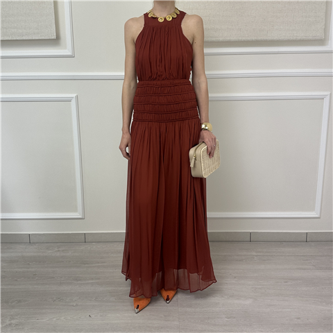 Abito Lungo Drappeggiato In Vita Twinset Art. 261tt2041