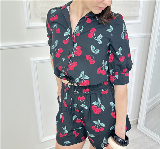 Camicia Stampa Cherries Twinset Art. 261tt2593