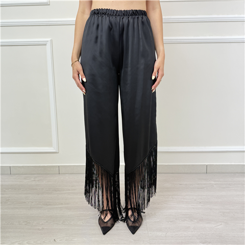 Pantalone Con Frange Tpn Art. Bendp, Taglia: M, Colore: NERO